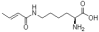 N6-(1-Oxo-2-buten-1-yl)-L-lysine molecular structure (CAS 1338823-35-0)