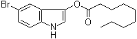 5-Bromo-3-indoxyl nonanoate molecular structure (CAS 133950-70-6)