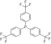 三[4-(三氟甲基)苯基]膦分子结构 (CAS 13406-29-6)
