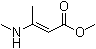 3-甲基氨基丁-2-烯酸甲酯分子结构 (CAS 13412-12-9)
