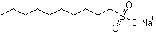 1-癸烷磺酸钠分子结构 (CAS 13419-61-9)