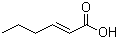 structure of CAS# 13419-69-7, trans-2-Hexenoic acid