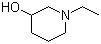 N-乙基-3-羟基哌啶分子结构 (CAS 13444-24-1)