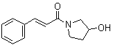 1-(3-羟基-1-吡咯烷基)-3-苯基-2-丙烯-1-酮分子结构 (CAS 1344876-77-2)