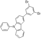 3-(3,5-Dibromophenyl)-9-phenyl-9H-carbazole molecular structure (CAS 1345021-52-4)