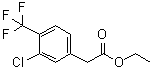 [3-Chloro-4-(trifluoromethyl)phenyl]acetic acid ethyl ester molecular structure (CAS 1345037-05-9)