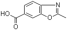 2-甲基-1,3-苯并恶唑-6-羧酸分子结构 (CAS 13452-14-7)