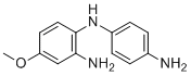 (4-甲氧基-2-氨基苯基)-(4-氨基苯基)-胺分子结构 (CAS 1345687-79-7)