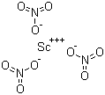 硝酸钪分子结构 (CAS 13465-60-6)