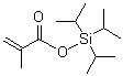 三异丙基硅烷基异丁烯酸酯分子结构 (CAS 134652-60-1)