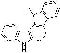 5,12-二氢-12,12-二甲基茚并[1,2-c]咔唑分子结构 (CAS 1346645-54-2)