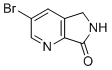 3-溴-5H-吡咯并[3,4-b]吡啶-7(6H)-酮分子结构 (CAS 1346809-61-7)