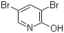 3,5-二溴-2-羟基吡啶分子结构 (CAS 13472-81-6)