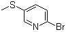 structure of CAS# 134872-23-4, 2-Bromo-5-methylthiopyridine;5-Methylthio-2-bromopyridine