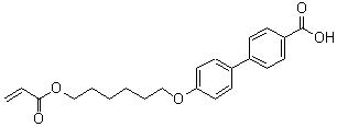 4'-(6-Acryloyloxyhexyloxy) biphenyl-4-carboxylic acid molecular structure (CAS 134903-88-1)
