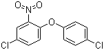4,4'-二氯-2-硝基二苯醚分子结构 (CAS 135-12-6)