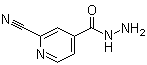 2-氰基-4-吡啶甲酰肼分子结构 (CAS 135048-32-7)