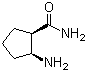 cis-2-Amino-1-cyclopentanecarboxamide molecular structure (CAS 135053-11-1)