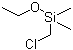 乙氧基二甲基氯甲基硅烷分子结构 (CAS 13508-53-7)
