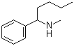 alpha-丁基-N-甲基苄胺分子结构 (CAS 13509-75-6)