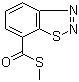 1,2,3-苯并噻二唑-7-硫代甲酸 S-甲酯分子结构 (CAS 135158-54-2)