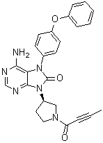 Tirabrutinib molecular structure (CAS 1351636-18-4)