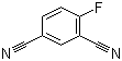4-氟间苯二腈分子结构 (CAS 13519-90-9)