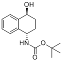 ((1S,4S)-4-羟基-1,2,3,4-四氢萘-1-基)-氨基甲酸叔丁酯分子结构 (CAS 1351997-30-2)