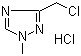 3-(氯甲基)-1-甲基-1H-1,2,4-三唑盐酸盐分子结构 (CAS 135206-76-7)