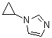 1-环丙基-1H-咪唑分子结构 (CAS 135207-17-9)