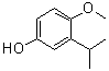 3-异丙基-4-甲氧基苯酚分子结构 (CAS 13523-62-1)