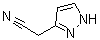 1H-Pyrazole-3-acetonitrile molecular structure (CAS 135237-01-3)