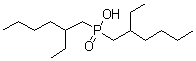 双(2-乙基己基)次磷酸分子结构 (CAS 13525-99-0)
