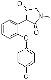 3-[2-(4-Chlorophenoxy)phenyl]-1-methylpyrrolidine-2,4-dione molecular structure (CAS 1352744-53-6)