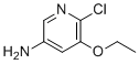 6-Chloro-5-ethoxypyridin-3-amine molecular structure (CAS 1352882-51-9)