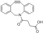 二苯基环辛炔-酸分子结构 (CAS 1353016-70-2)