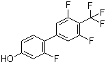 2,3',5'-Trifluoro-4'-(trifluoromethyl)-[1,1'-biphenyl]-4-ol molecular structure (CAS 1353578-66-1)