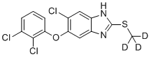 结构式 CAS# 1353867-93-2, 三氯苯达唑-D3