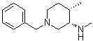 (3S,4S)-N,4-二甲基-1-(苯基甲基)-3-哌啶胺分子结构 (CAS 1354621-59-2)