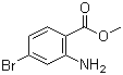 2-氨基-4-溴苯甲酸甲酯分子结构 (CAS 135484-83-2)