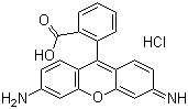 罗丹明 110 氯化物分子结构 (CAS 13558-31-1)