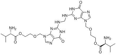 Bis valacyclovir molecular structure (CAS 1356019-51-6)
