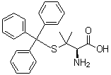 3-[(三苯基甲基)硫基]-L-缬氨酸分子结构 (CAS 135681-66-2)