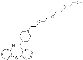 2-[2-[2-[2-(4-Dibenzo[b,f][1,4]thiazepin-11-yl-1-piperazinyl)ethoxy]ethoxy]ethoxy]ethanol molecular structure (CAS 1356906-17-6)
