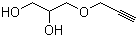 结构式 CAS# 13580-38-6, 1-丙炔基甘油醚; POPDH