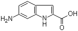 6-氨基-1H-吲哚-2-羧酸分子结构 (CAS 135855-63-9)