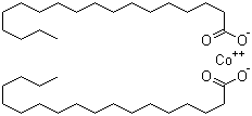 十八酸钴盐分子结构 (CAS 13586-84-0)