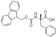 N-[(9H-芴-9-基甲氧基)羰基]-alpha-甲基-L-苯丙氨酸分子结构 (CAS 135944-05-7)