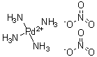四氨合钯二硝酸盐分子结构 (CAS 13601-08-6)