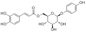 6-O-咖啡酰基熊果甙分子结构 (CAS 136172-60-6)